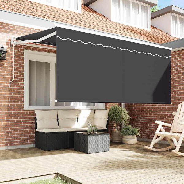 vidaXL Auvent R&eacute;tractable Anthracite 300 x 200 cm