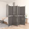 vidaXL Cloison de s&eacute;paration 4 panneaux Anthracite 200x180 cm Tissu
