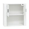 vidaXL Armoire murale Blanc 80x33x80 cm Bois d'ing&eacute;nierie