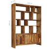vidaXL Biblioth&egrave;que Bois massif de Sesham 150x35x200 cm
