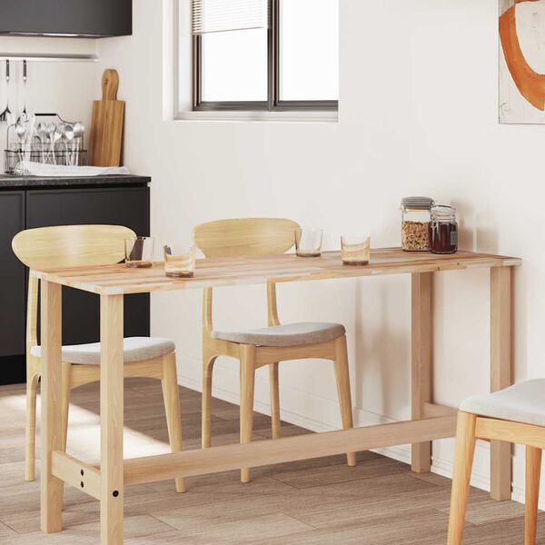 vidaXL Dessus de table rectangulaire 120x50x2 cm bois massif d'acacia