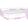 vidaXL Cadre de lit d'angle avec matelas Rose 90 x 200 cm Velours