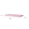 Madison Coussin de banc Panama 120x48 cm Rose p&acirc;le