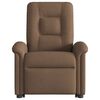 vidaXL Fauteuil inclinable électrique marron tissu