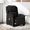 vidaXL Fauteuil inclinable de massage &eacute;lectrique noir velours