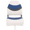 vidaXL Si&egrave;ges de bateau pliables lot de 2 &agrave; dossier haut 44x38x55 cm