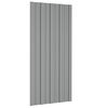 vidaXL Panneaux de toiture 12 pcs Acier galvanisé Gris 100x45 cm
