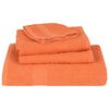 vidaXL Serviettes de sauna FROGN 4 pcs orange 80x200 cm 360 g/m&sup2;