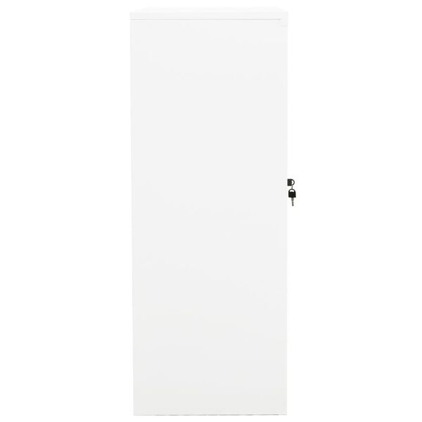 vidaXL Armoire de bureau Blanc 90x40x105 cm Acier