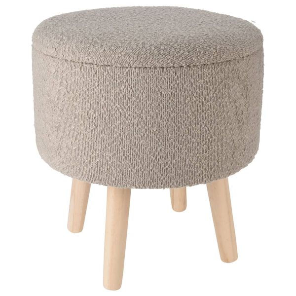 Home&Styling Tabouret de rangement &Oslash;35x40 cm taupe