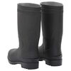 vidaXL Bottes de pluie noir taille 39 PVC