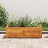 vidaXL Lit sur&eacute;lev&eacute; de jardin Bois d'acacia 76x27,6x25 cm