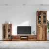 vidaXL Ensemble meuble TV avec tiroir Bois ancien Bois d'ing&eacute;nierie