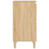 vidaXL Buffets 2 pcs chêne sonoma 60x35x70 cm bois d'ingénierie