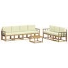 vidaXL Ensemble de canap&eacute;s d'ext&eacute;rieur 7 pcs