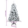 vidaXL Sapin de Noël Artificiel à Branches Articulées Vert 120 cm