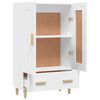 vidaXL Buffet haut Blanc 70x31x115 cm Bois d'ing&eacute;nierie