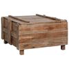 vidaXL Table basse 65x65x38 cm bois d'acajou massif