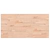 vidaXL Dessus de table 100x50x2,5cm rectangulaire bois massif de h&ecirc;tre