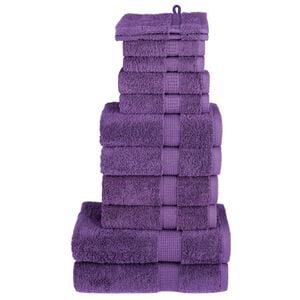 vidaXL Ensemble de serviettes de qualit&eacute; sup&eacute;rieure SOLUND 12 pcs