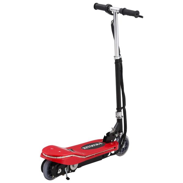 vidaXL Trottinette &eacute;lectrique avec LED 120 W Rouge