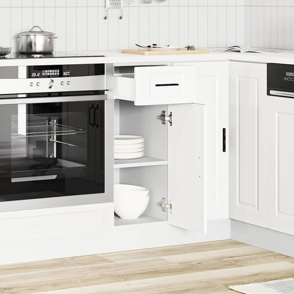 vidaXL Armoire de cuisine Porto blanc bois d'ingénierie