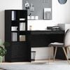 vidaXL Bureau avec tiroir 2 pcs Chêne noir