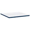 vidaXL Surmatelas Blanc 200 x 200 cm Tissu jacquard