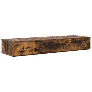 vidaXL Bureau de studio Ch&ecirc;ne fum&eacute; 152 x 40 x 19,5 cm