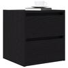 vidaXL Tables de chevet murales 2 pcs ch&ecirc;ne noir 38x34x40 cm