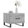 vidaXL Table basse Sonoma gris 50x50x40 cm Bois d'ingénierie