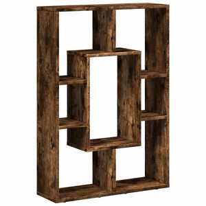 vidaXL Biblioth&egrave;que ch&ecirc;ne fum&eacute; 63x20x90 cm bois d'ing&eacute;nierie