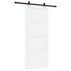 vidaXL Porte coulissante ORKDAL Blanc 86 x 198,5 cm Pin massif