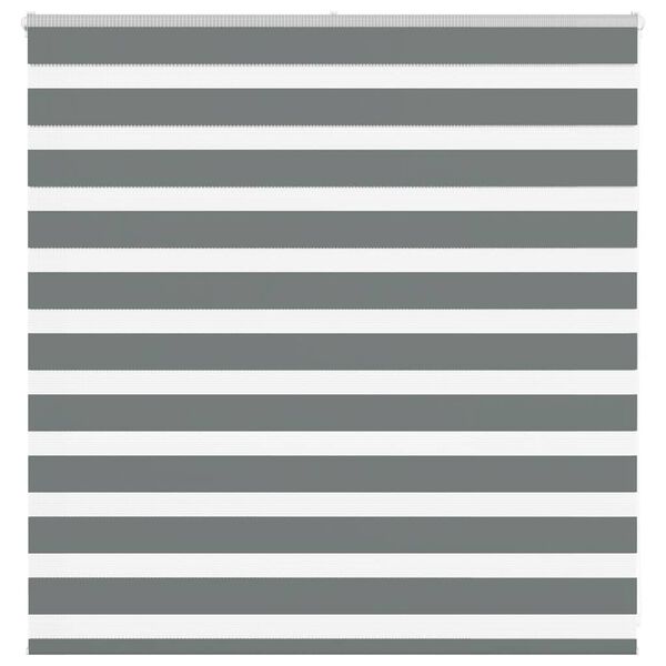 vidaXL Store zèbre gris foncé largeur du tissu 135,9 cm polyester