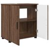 vidaXL Ensemble de mobilier de salle de bain 3 pcs Ch&ecirc;ne brun