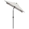 vidaXL Parasol 200 x 300 cm Blanc sable Rectangulaire