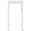vidaXL Table de bar Blanc 60 x 60 x 105 cm Bois de pin massif
