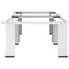 vidaXL Socle double pour lave-linge et s&egrave;che-linge Blanc