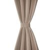 vidaXL Rideau occultant 2 pcs avec &oelig;illets m&eacute;talliques 135x175cm Cr&egrave;me
