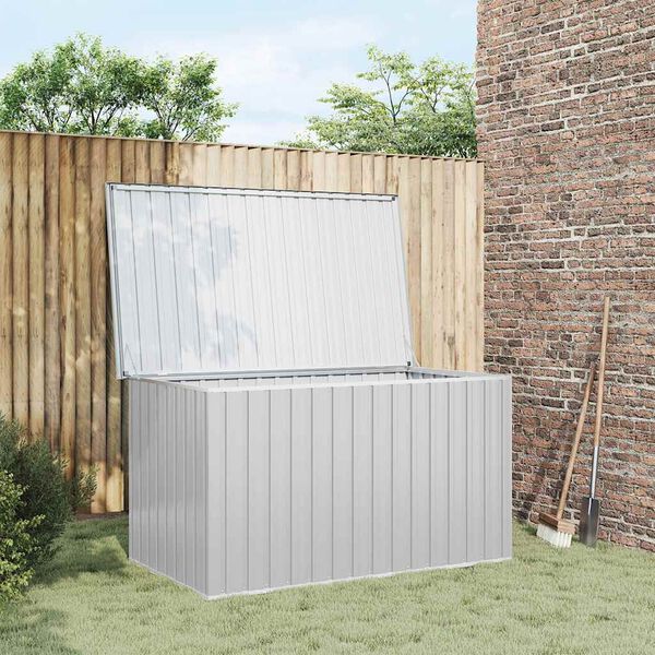 vidaXL Boîte de rangement de jardin Gris 171x99x93 cm