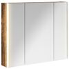 vidaXL Armoire Miroir de Salle de Bain Ch&ecirc;ne fum&eacute; 83,5 x 15,5 x 70 cm