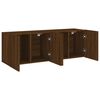 vidaXL Meubles TV muraux 2 pcs ch&ecirc;ne marron 60x30x41 cm