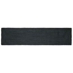 vidaXL Tapis de surface Rectangulaire Gris fonc&eacute; 60 x 250 cm Jute