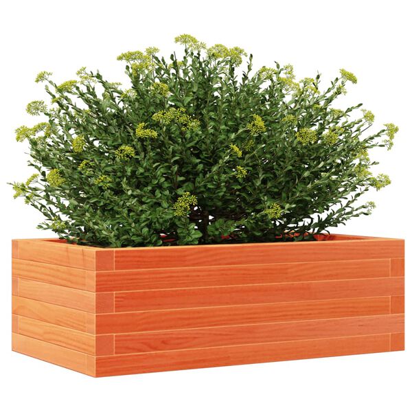 vidaXL Jardini&egrave;re cire marron 70x40x23 cm bois de pin massif