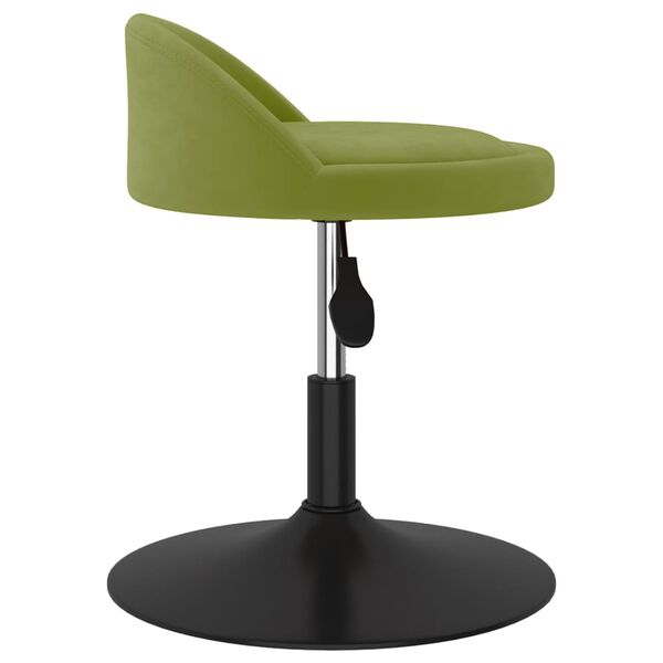 vidaXL Tabouret de massage Vert clair Velours