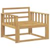 vidaXL Sofa de milieu ext&eacute;rieur Bois d'Acacia Massif Blanc