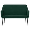 vidaXL Banc Vert fonc&eacute; 108x79x79 cm Velours