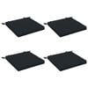 vidaXL Coussins de si&egrave;ge 4 pi&egrave;ces SOEST 4 pc 100 % polyester