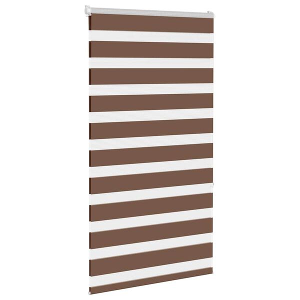 vidaXL Store z&egrave;bre marron 75x150 cm largeur du tissu 70,9 cm polyester