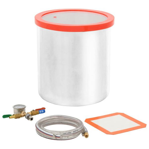 vidaXL Chambre sous vide Acier inoxydable 18,9 L